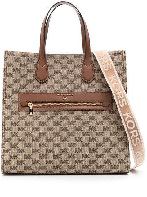 what is monogram in michael kors|michael kors monogram tote bag.